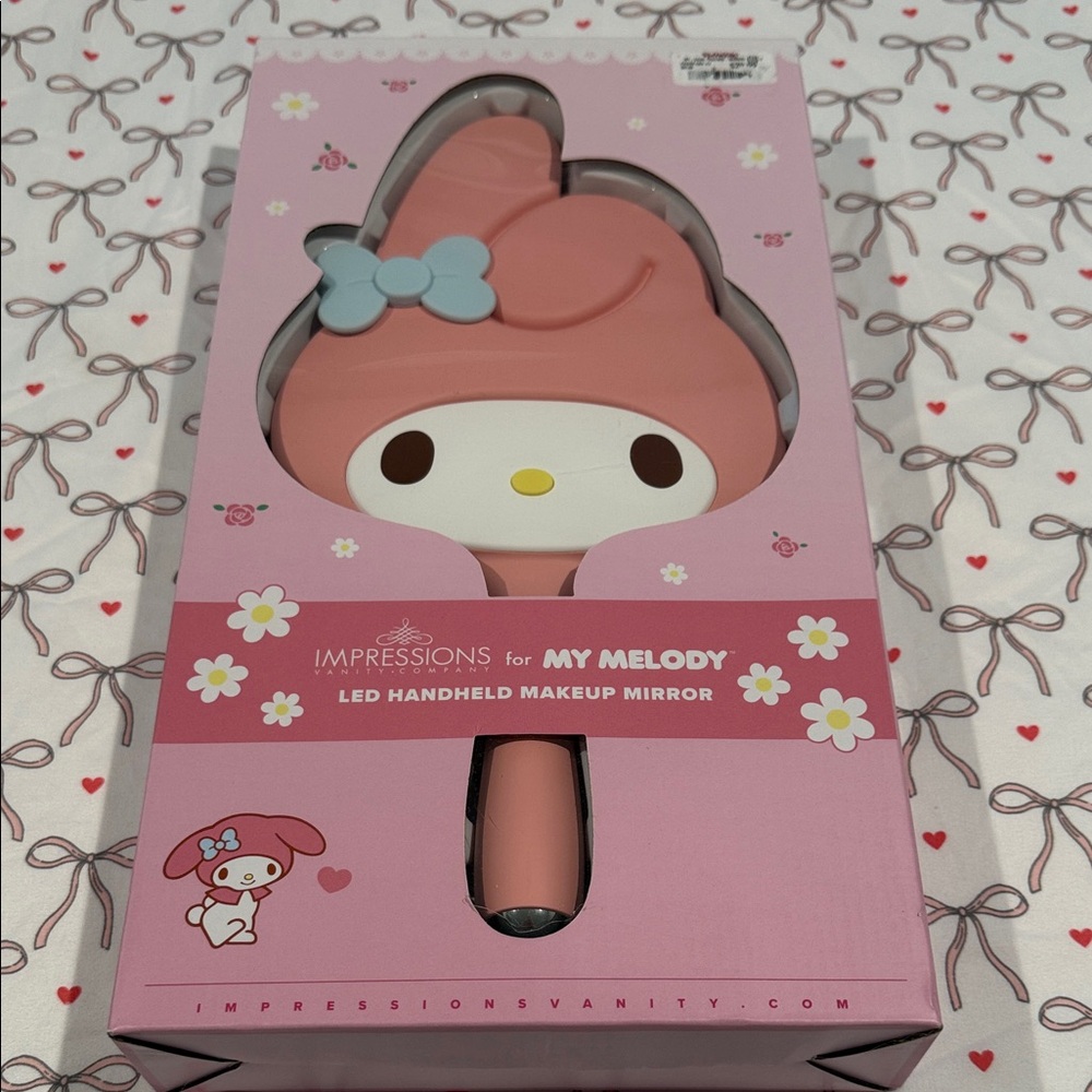 Impressions for My Melody LED Handheld Makeup Mirror - Pink